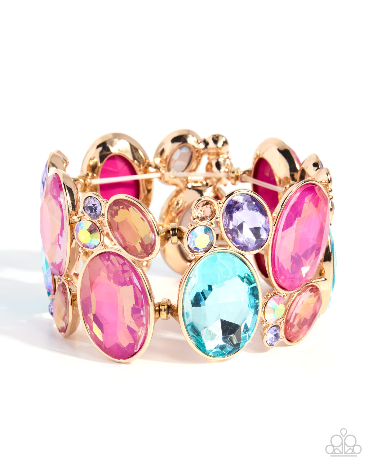 Oval Overture Multi Gem Bracelet - Paparazzi Accessories