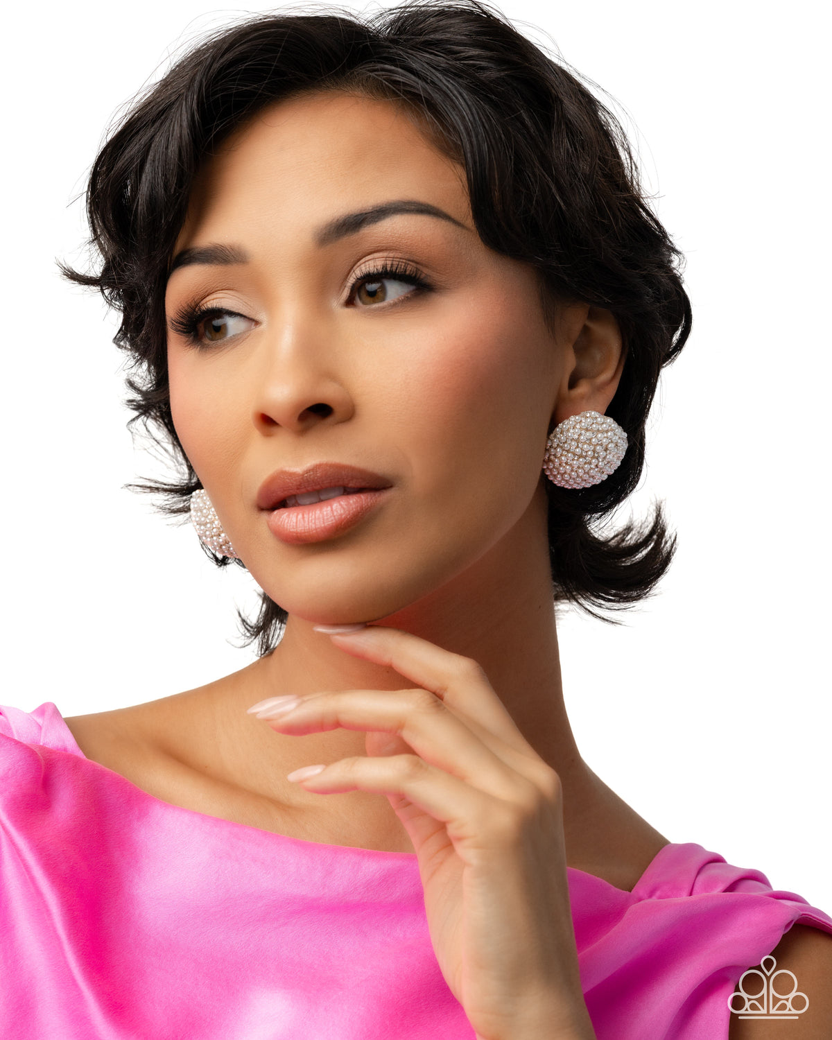 Overwhelming Opulence Gold & Pearl Earrings - Paparazzi Accessories