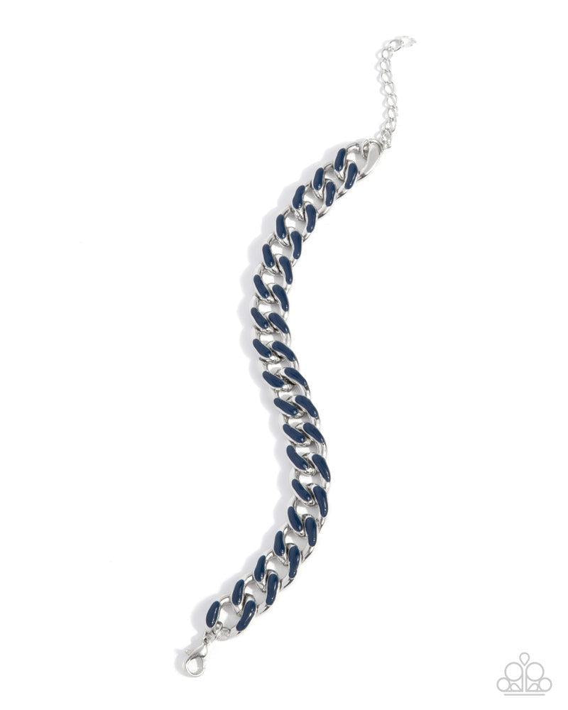 Painted Prelude Blue Bracelet - Paparazzi Accessories