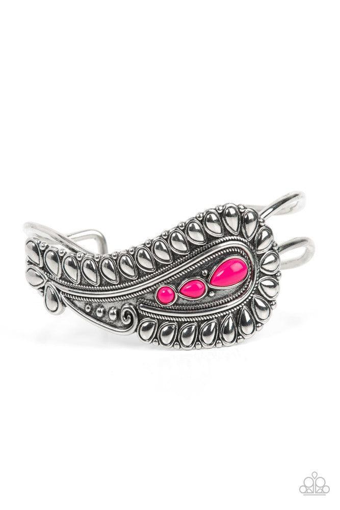 Paisley Prairie Pink Bracelet - Paparazzi Accessories