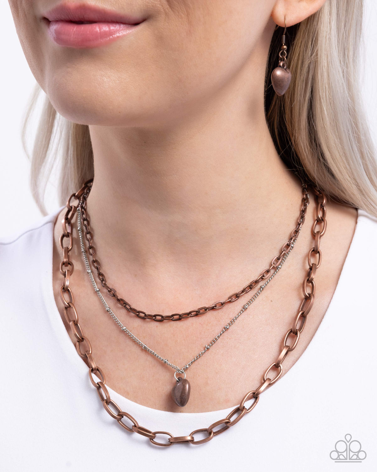 Passionate Place Copper Necklace - Paparazzi Accessories