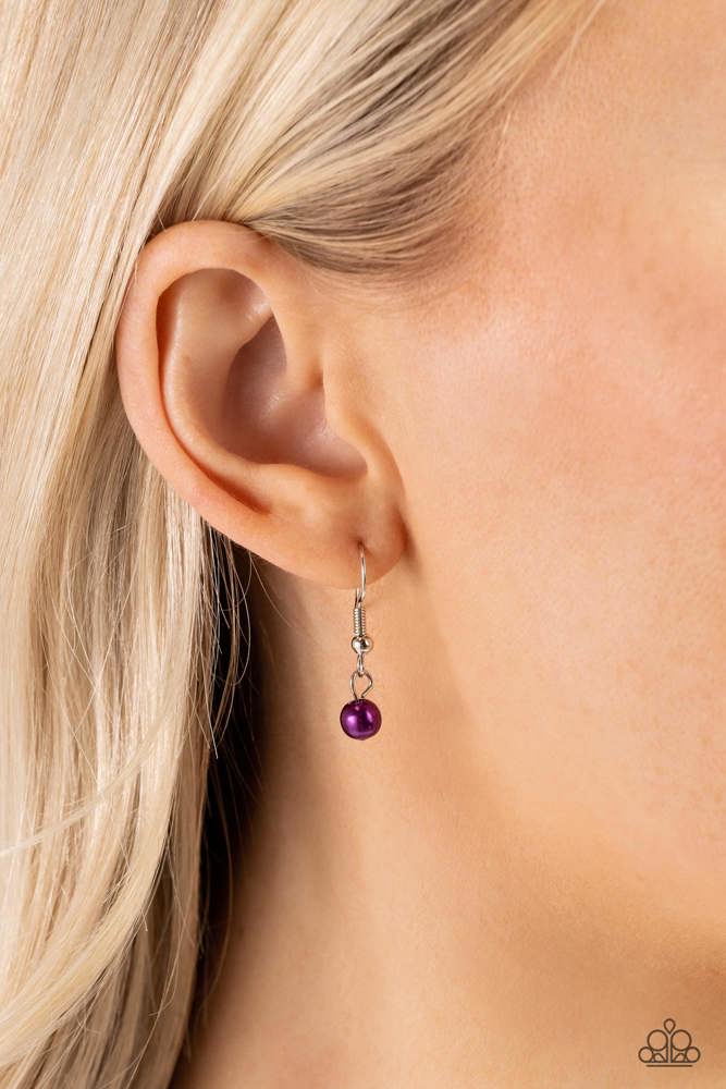 Pearlicious Pop Purple Necklace - Paparazzi Accessories