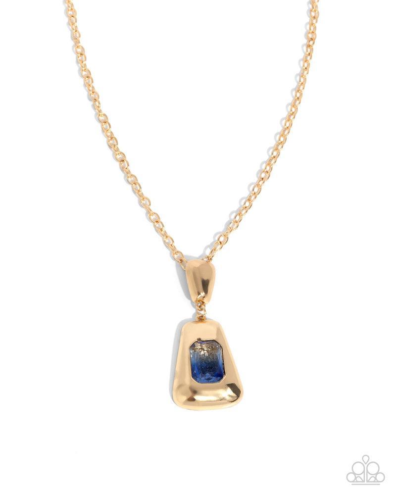 Pendant Promise Blue Necklace - Paparazzi Accessories