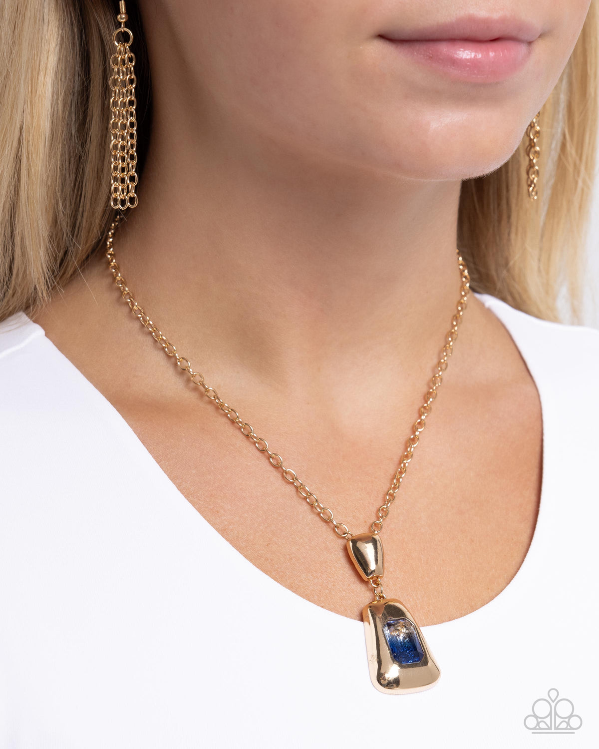 Pendant Promise Blue Necklace - Paparazzi Accessories
