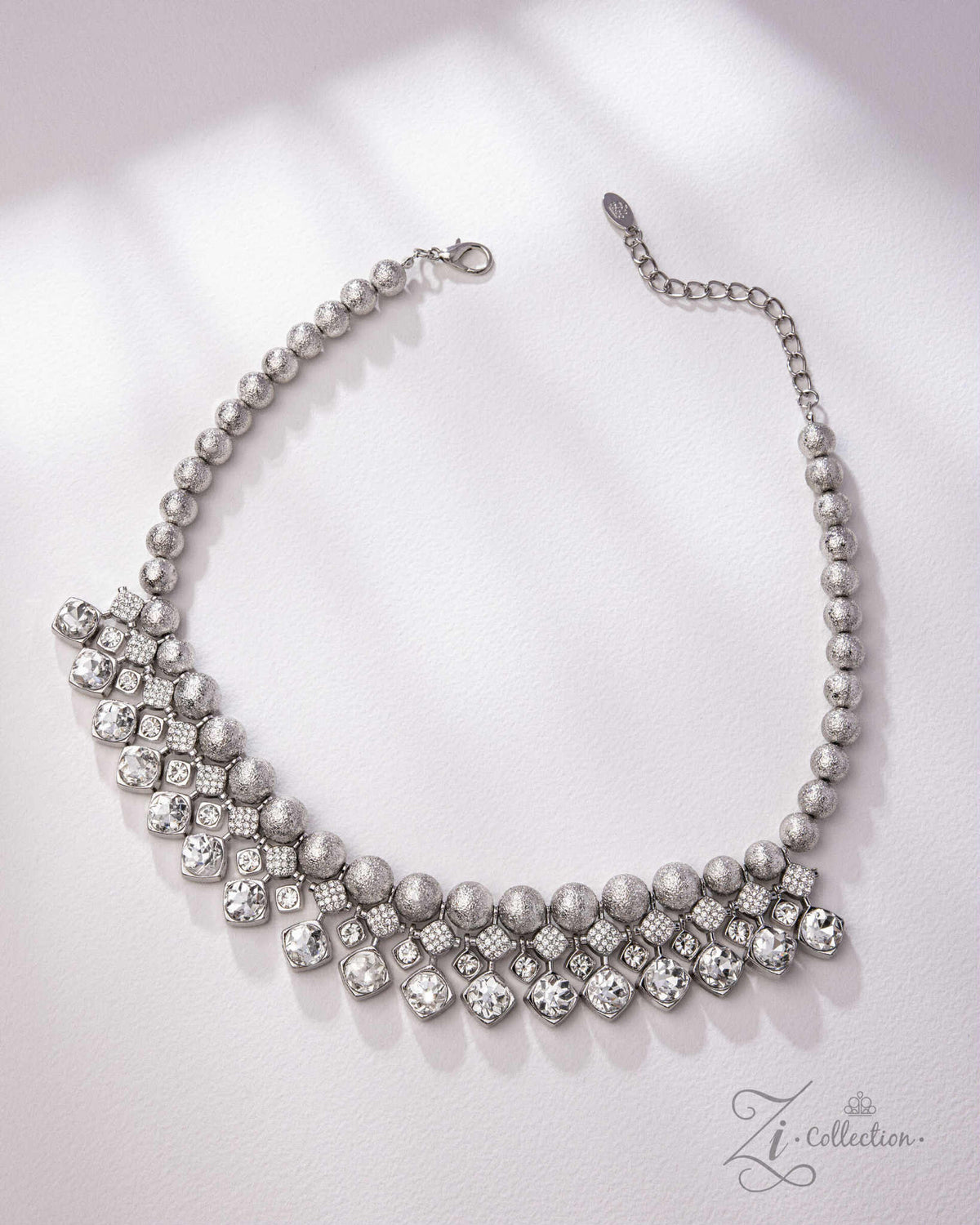 Pensive 2025 Zi Collection Necklace - Paparazzi Accessories- Flat Lay -CarasShop.com - Paparazzi Jewelry by Cara Jewels