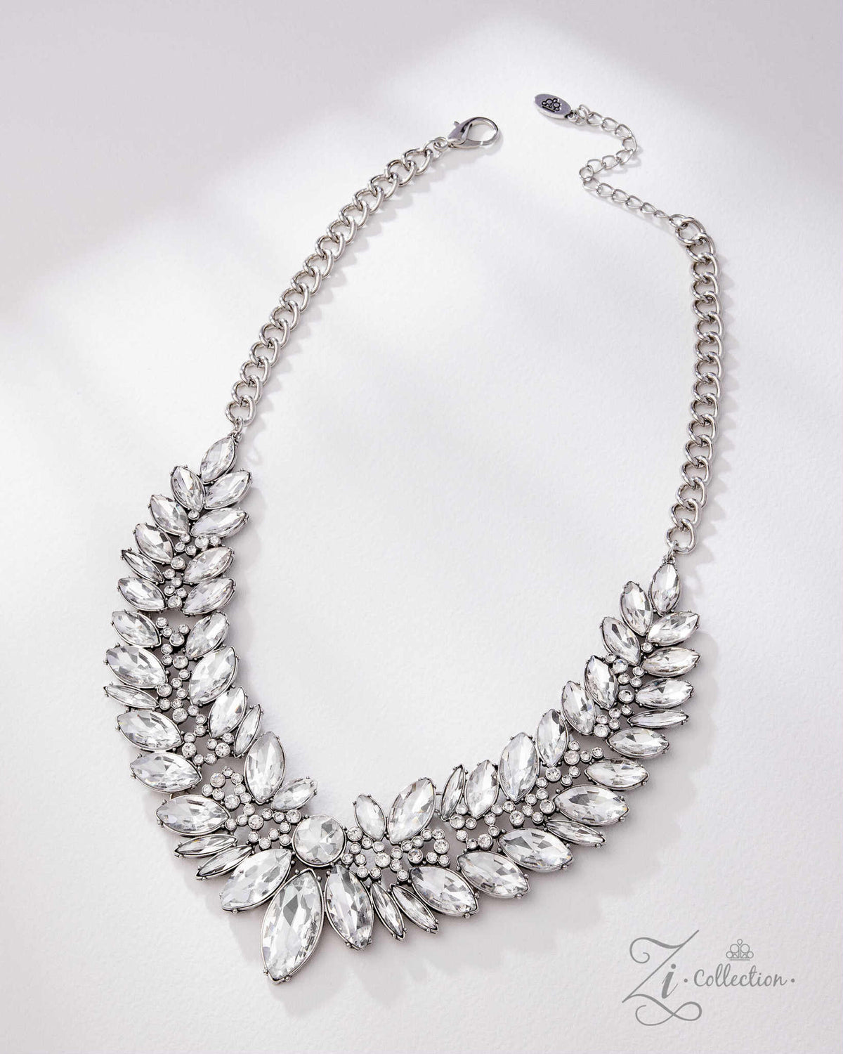 Poised 2025 Zi Collection Necklace - Paparazzi Accessories- Flat Lay -CarasShop.com - Paparazzi Jewelry by Cara Jewels