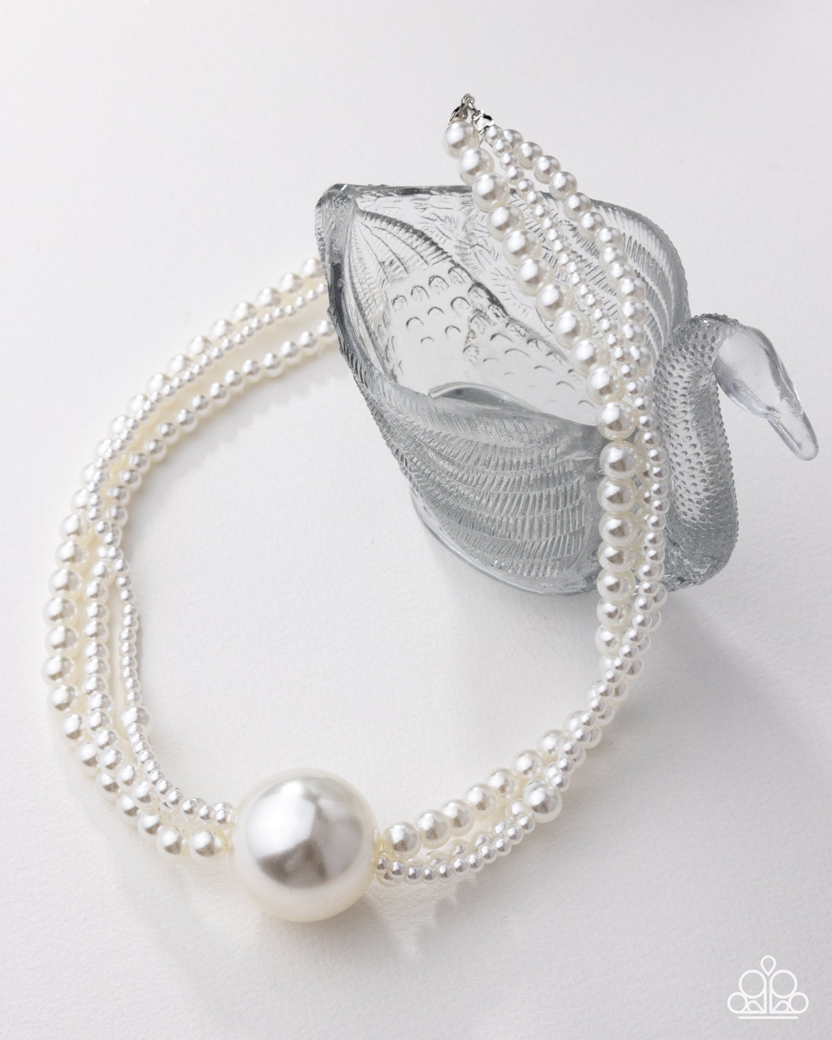 Polished Professional White Pearl Necklace - Paparazzi Accessories