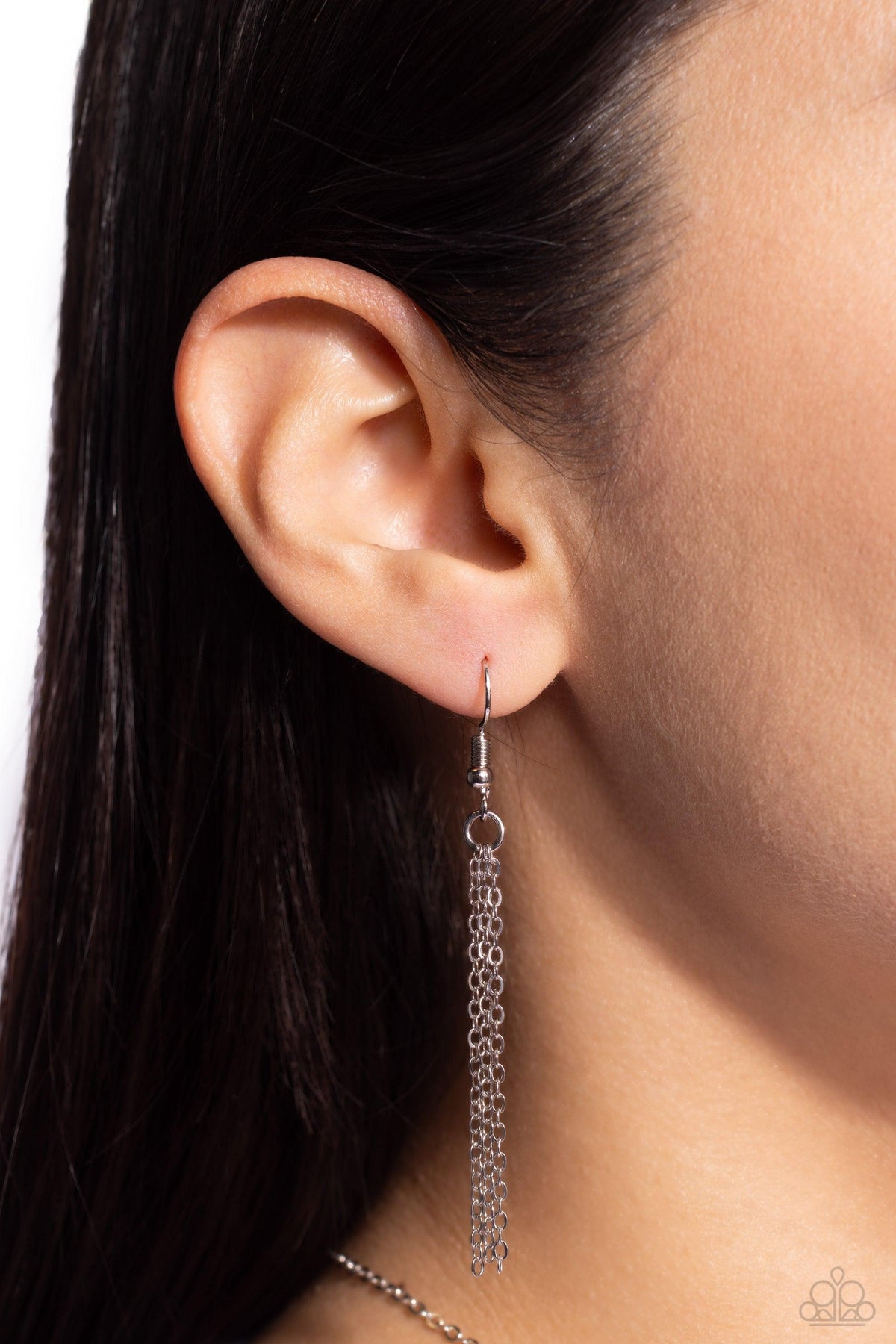 Prismatically Polished Purple Rhinestone Necklace - Paparazzi Accessories - free matching earrings -CarasShop.com - Paparazzi Jewelry by Cara Jewels