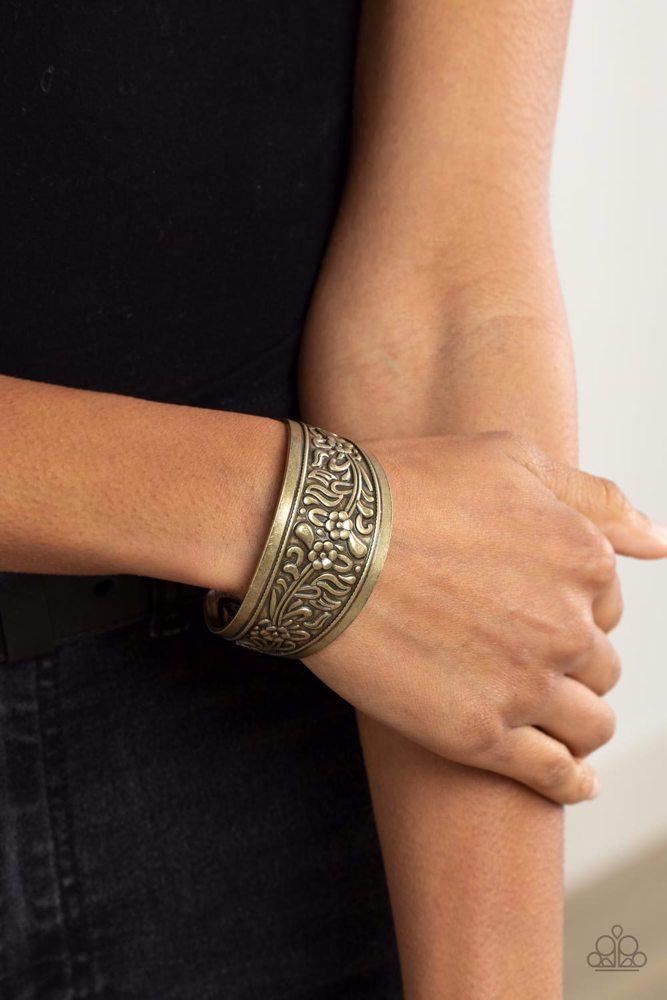 Purely Prairie Brass Bracelet - Paparazzi Accessories
