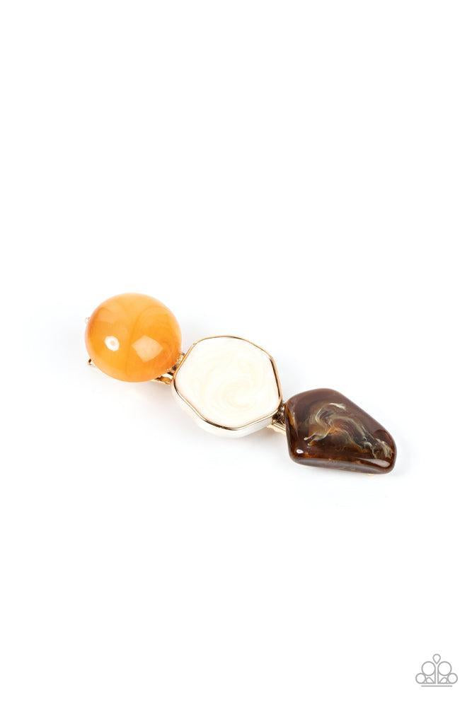 Quarry Couture Orange Hair Clip - Paparazzi Accessories
