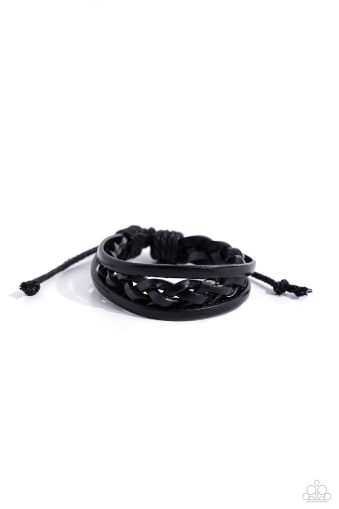 ROAM and Board Black Urban Bracelet - Paparazzi Accessories