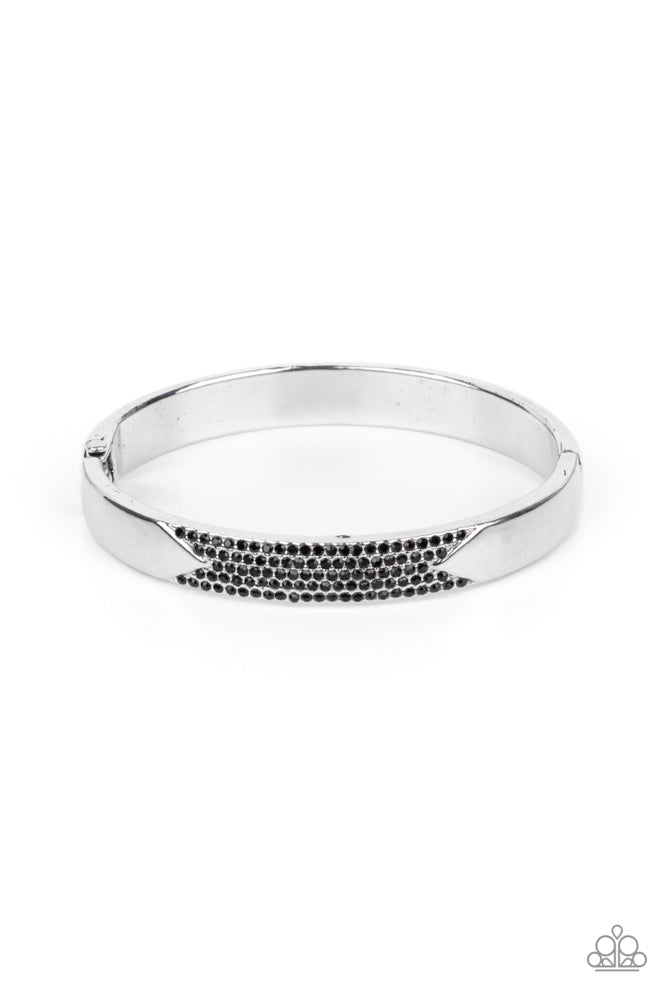 Radiant Edge Black Bracelet - Paparazzi Accessories