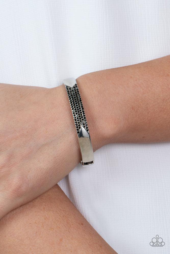 Radiant Edge Black Bracelet - Paparazzi Accessories