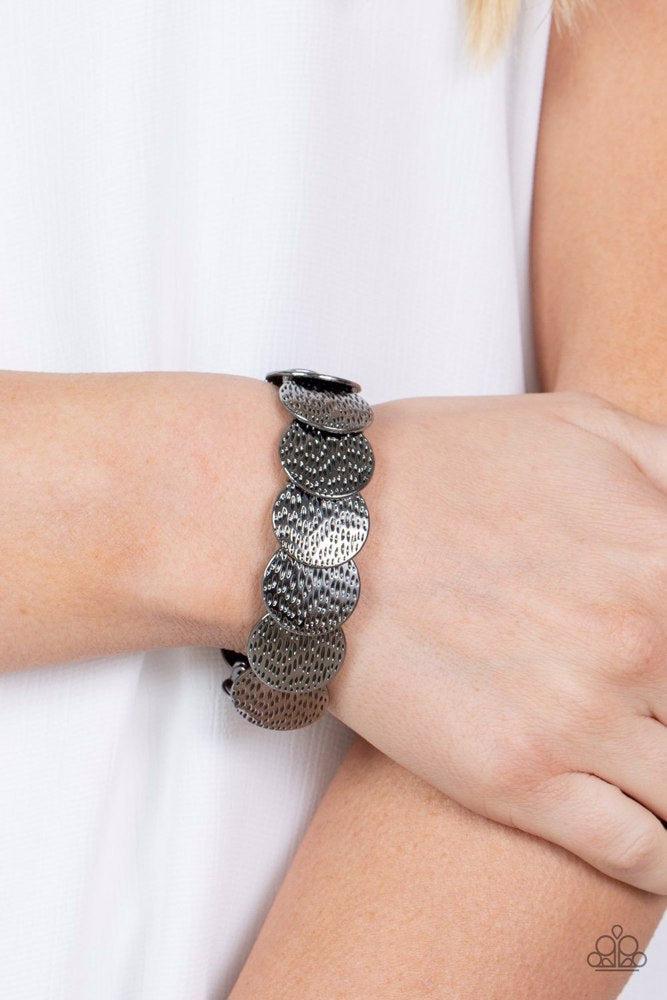 Radioactive Reflections Black Bracelet - Paparazzi Accessories