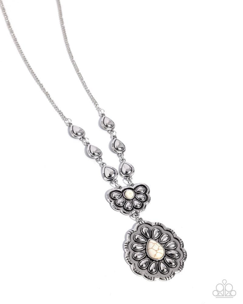 Refreshing Reality White Necklace - Paparazzi Accessories