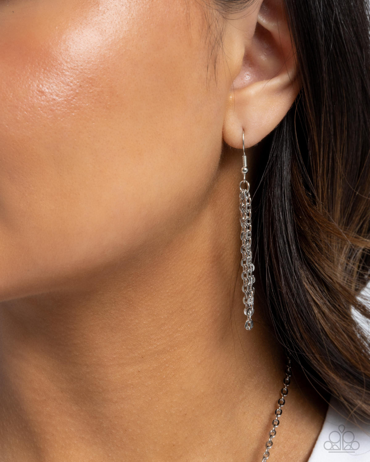 Reinventing Radiance Multi Abalone Heart Lanyard Necklace - Paparazzi Accessories - free matching earrings -CarasShop.com - Paparazzi Jewelry by Cara Jewels