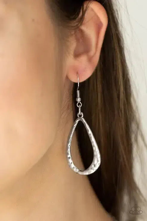 Relic Renaissance Silver Necklace - Paparazzi Accessories - free matching earrings -CarasShop.com - Paparazzi Jewelry by Cara Jewels