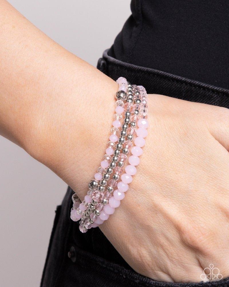 Ringing Endorsement Pink Bracelet - Paparazzi Accessories