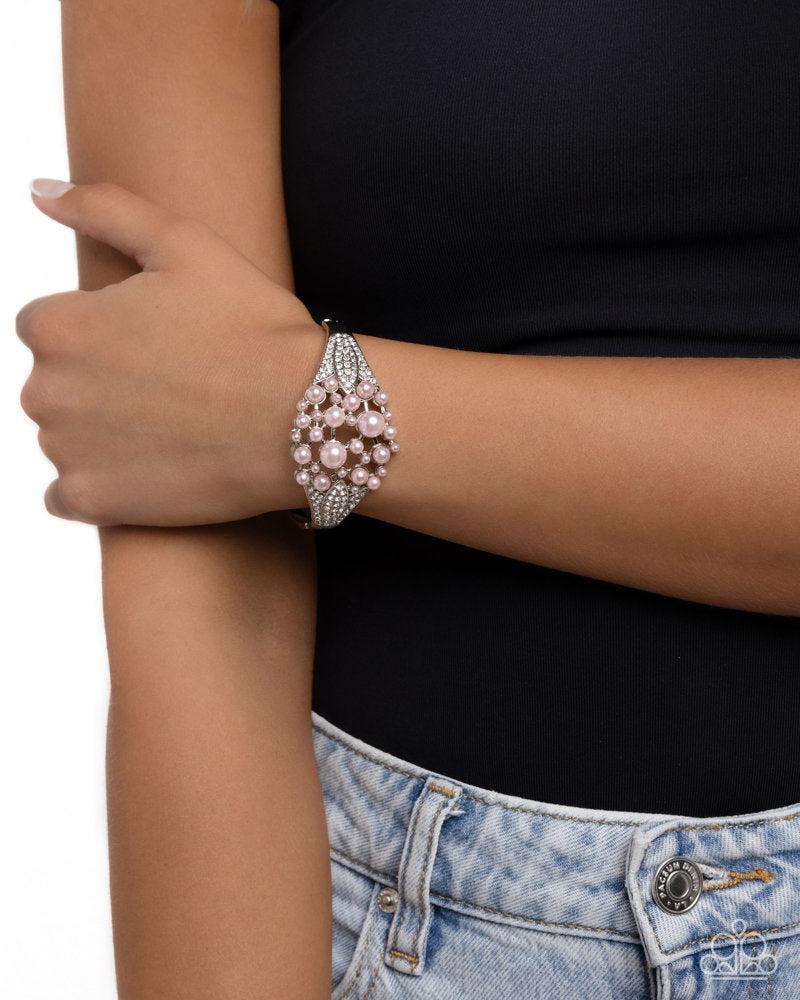 Royal Red Carpet  Pink Bracelet - Paparazzi Accessories