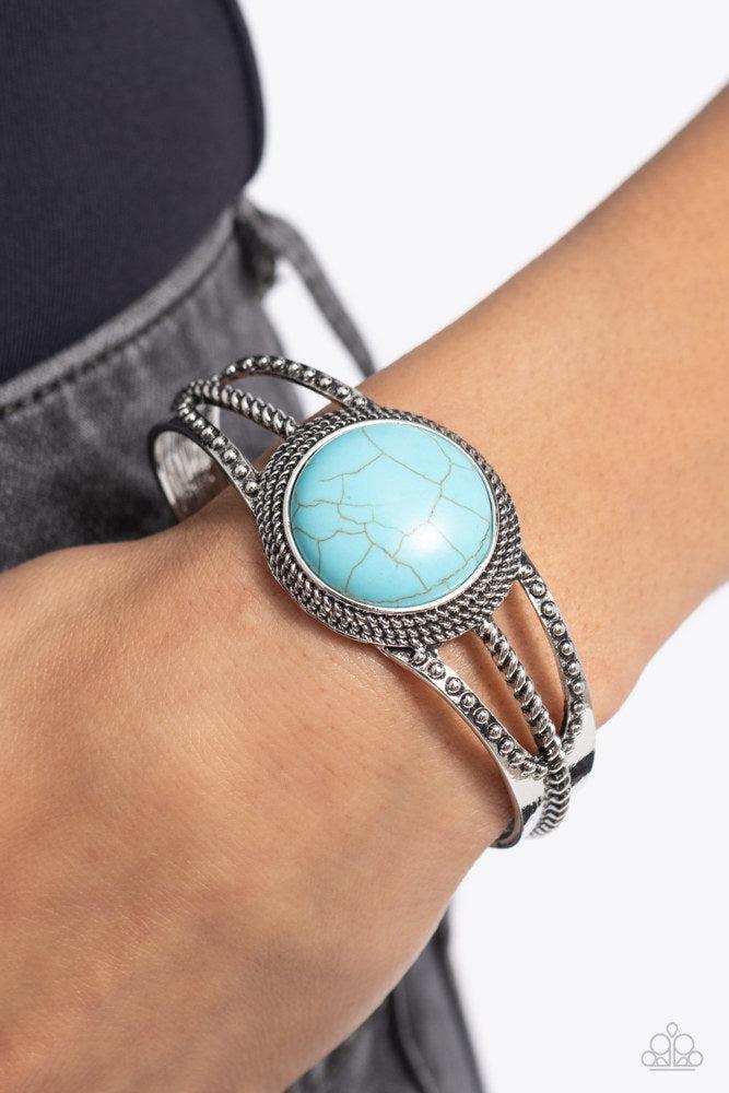 Sandstone Sojourn  Brass Bracelet - Paparazzi Accessories