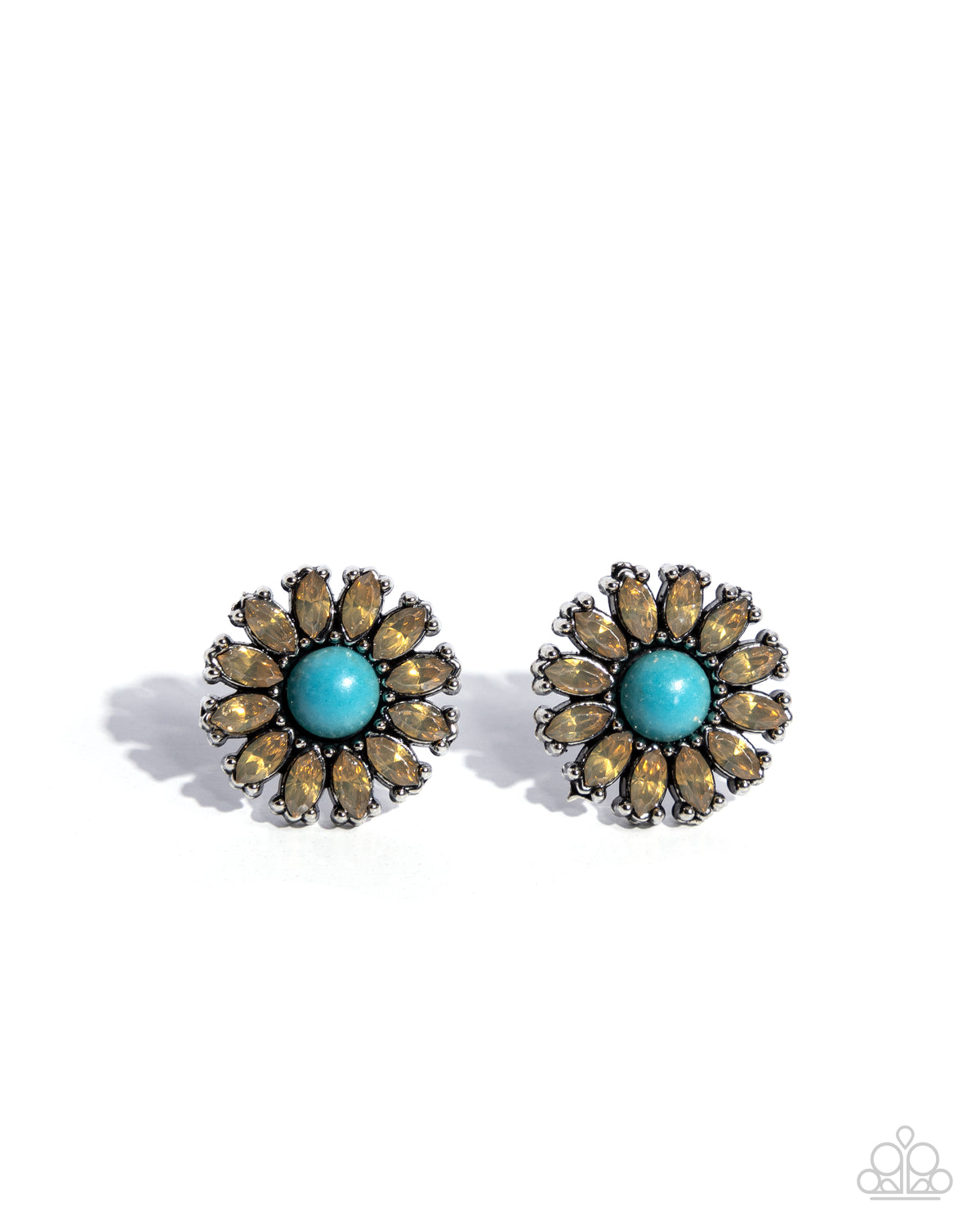 Santa Fe Showcase Yellow Earrings - Paparazzi Accessories