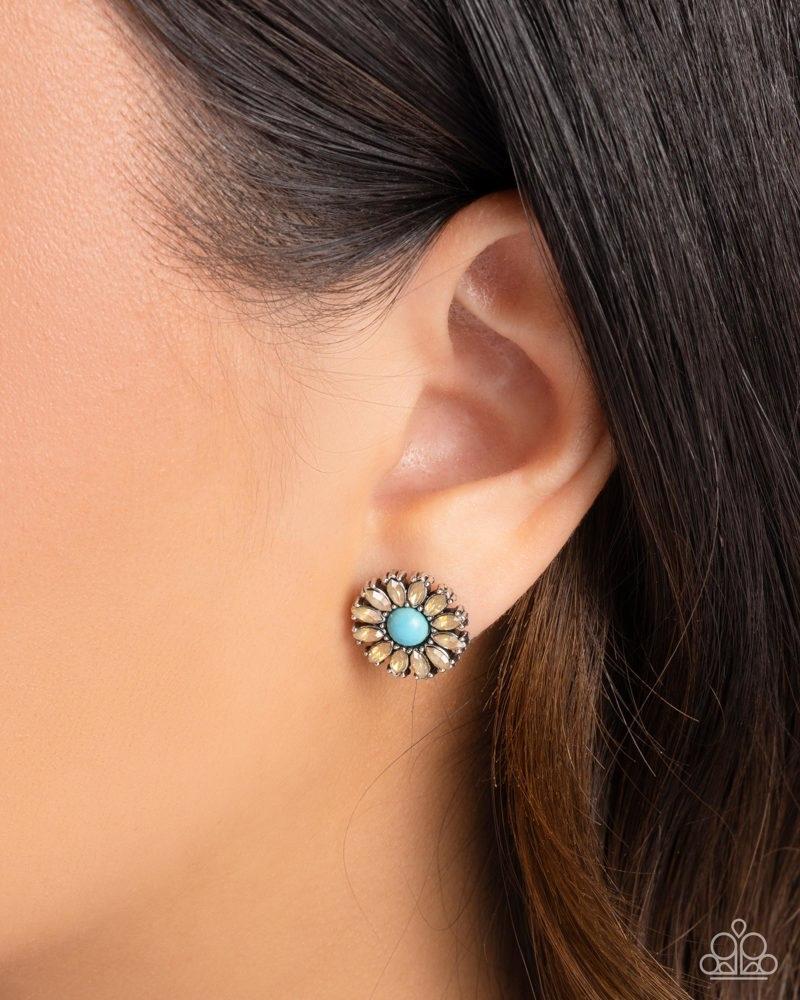 Santa Fe Showcase Yellow Earrings - Paparazzi Accessories