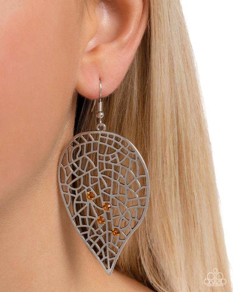 Seasonal Showcase Yellow Earrings - Paparazzi Accessories
