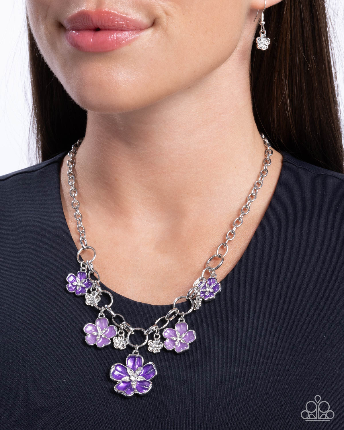 Secretive Sprig Purple Necklace - Paparazzi Accessories