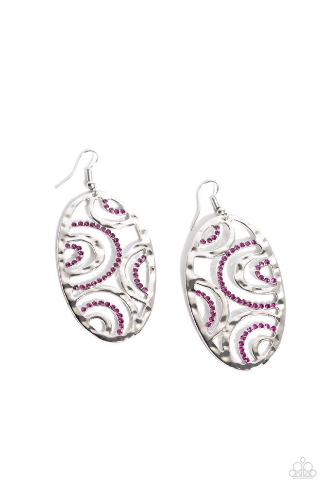 Seize the DAZE Pink Earrings - Paparazzi Accessories
