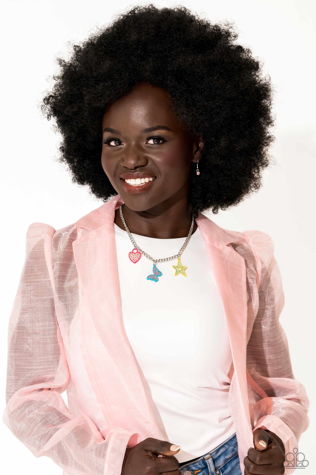 Sensational Shapes Multi Charm Necklace - Paparazzi Accessories