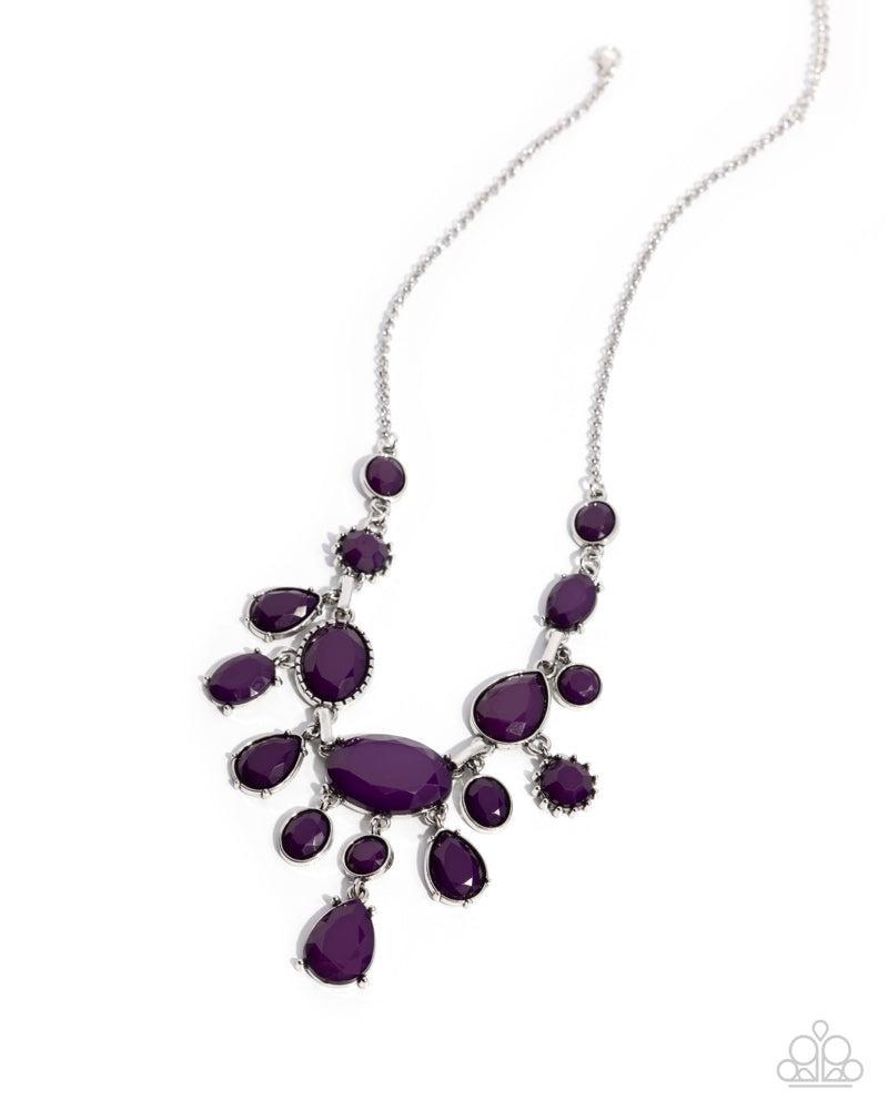 Significant Influence Purple Necklace - Paparazzi Accessories