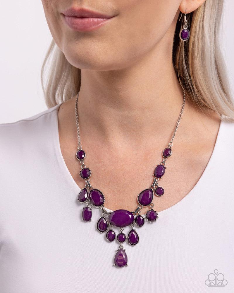 Significant Influence Purple Necklace - Paparazzi Accessories