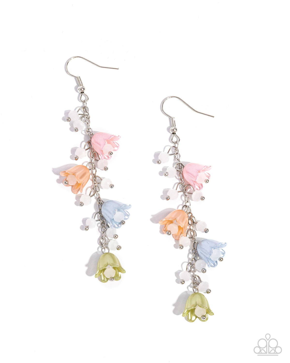 Snow Drops Multi Earrings - Paparazzi Accessories