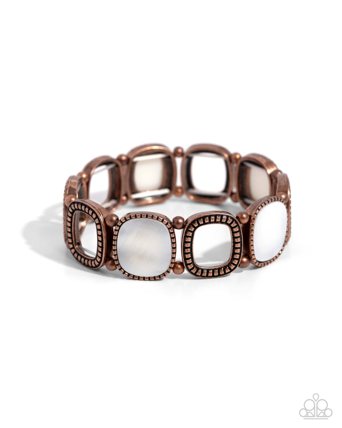 Socialite Shells Copper Bracelet - Paparazzi Accessories