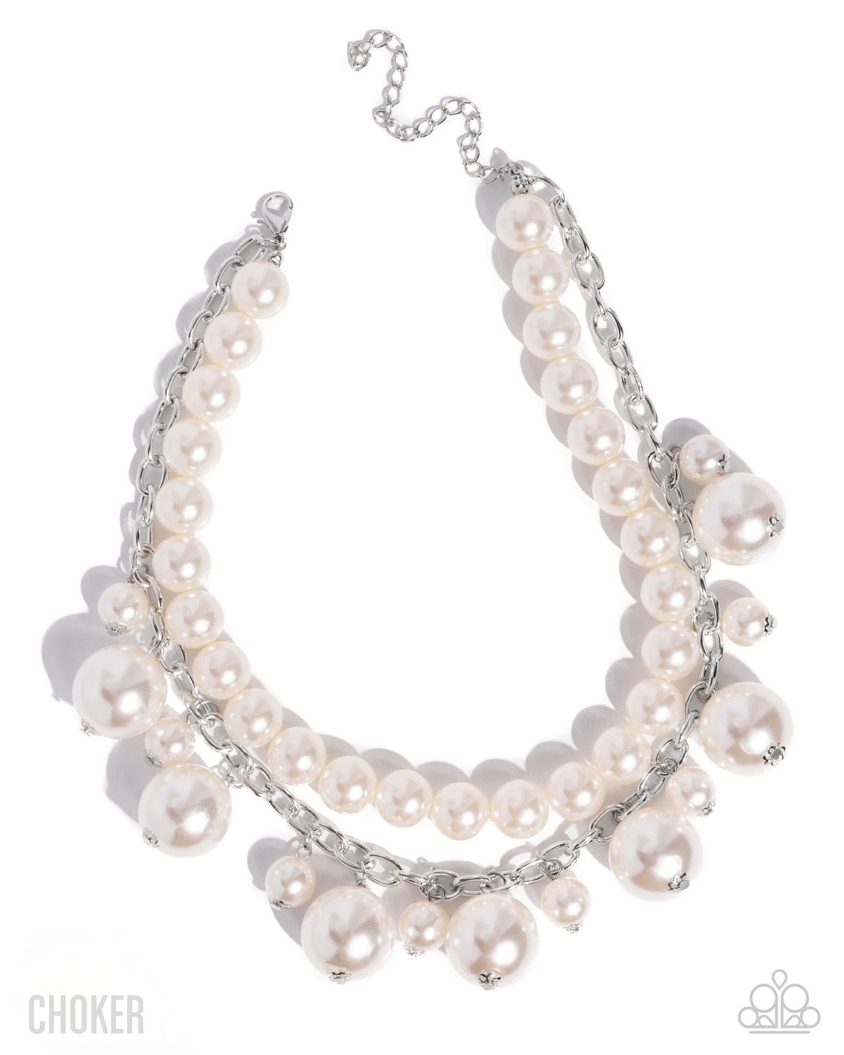 Sophisticated to the Max White Pearl Choker Necklace - Paparazzi Accessories