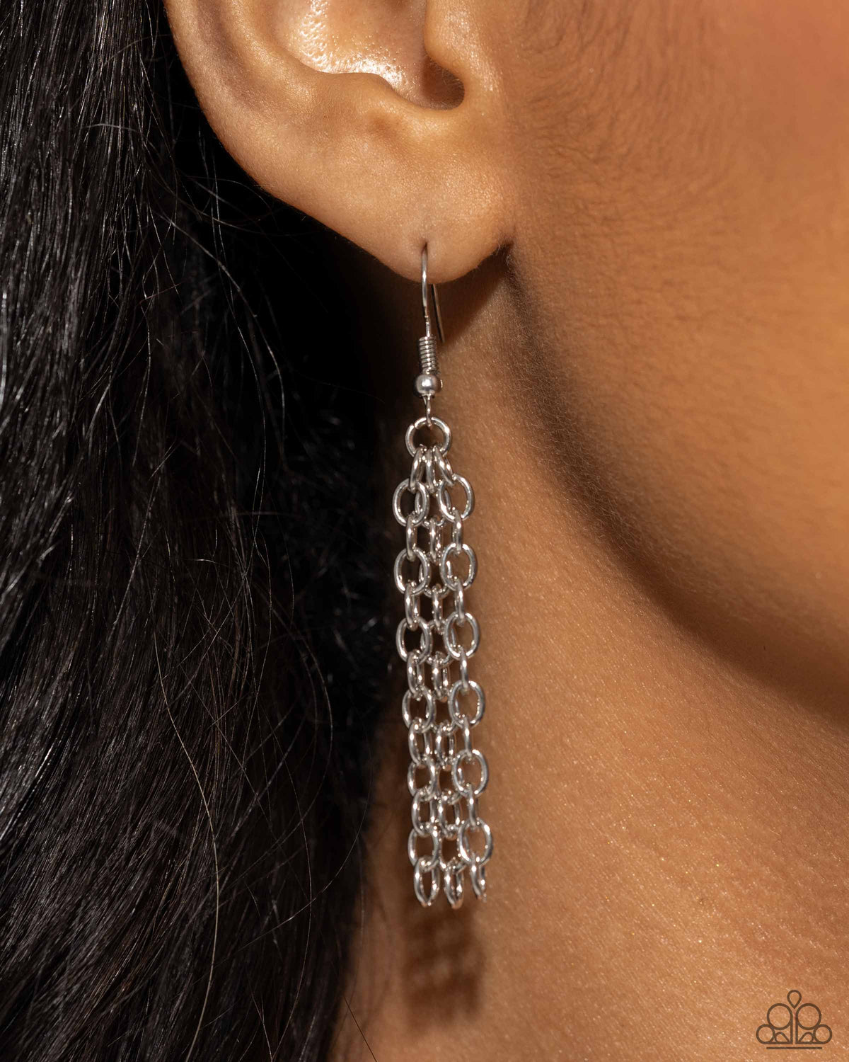 Sparkling Seahorse Silver Necklace - Paparazzi Accessories - free matching earrings -CarasShop.com - Paparazzi Jewelry by Cara Jewels