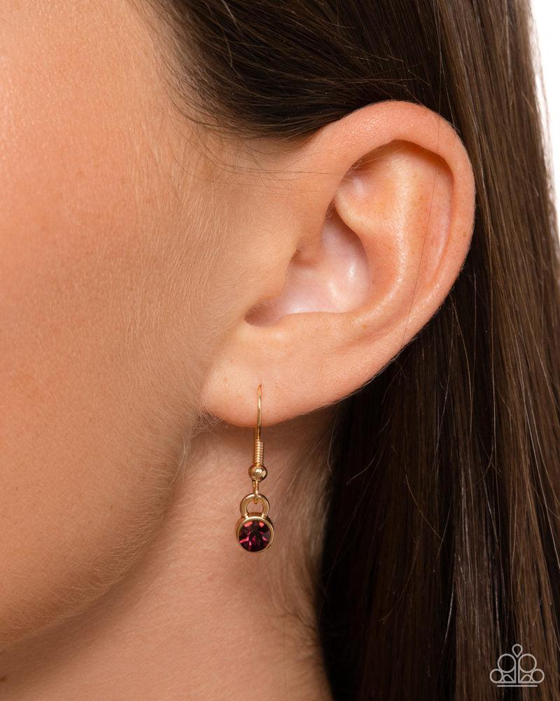 Spellbound Story Purple & Gold Necklace - Paparazzi Accessories