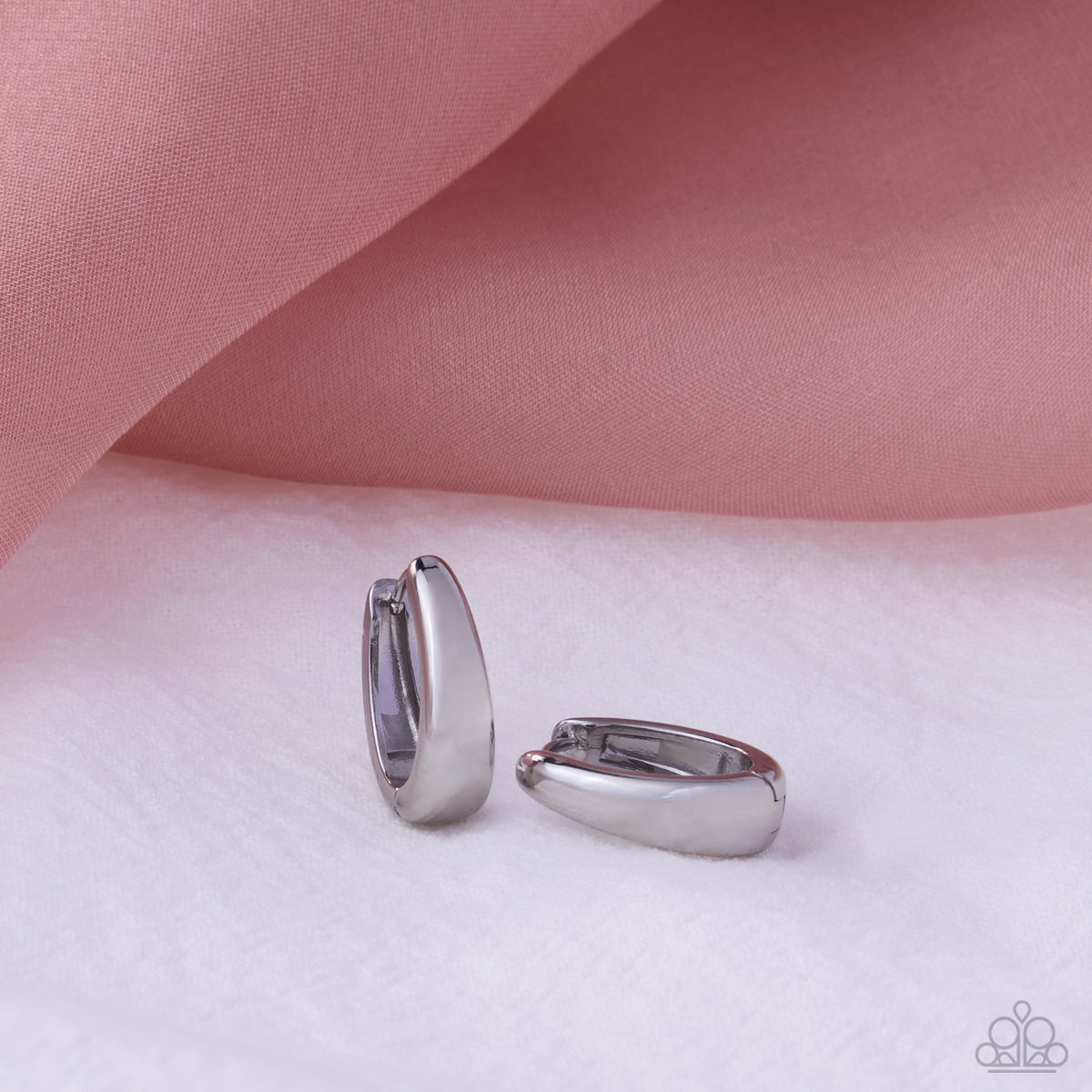 Stainless Stroll Silver Stainless Steel Hoop Earrings - Paparazzi Accessories