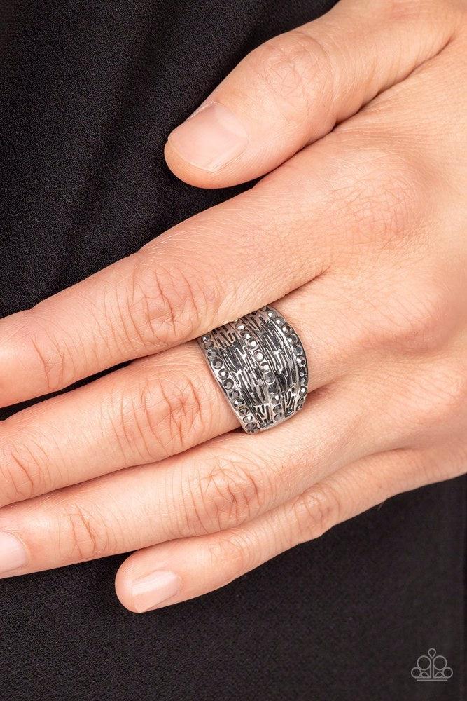 Stellar Stratosphere Silver Ring - Paparazzi Accessories