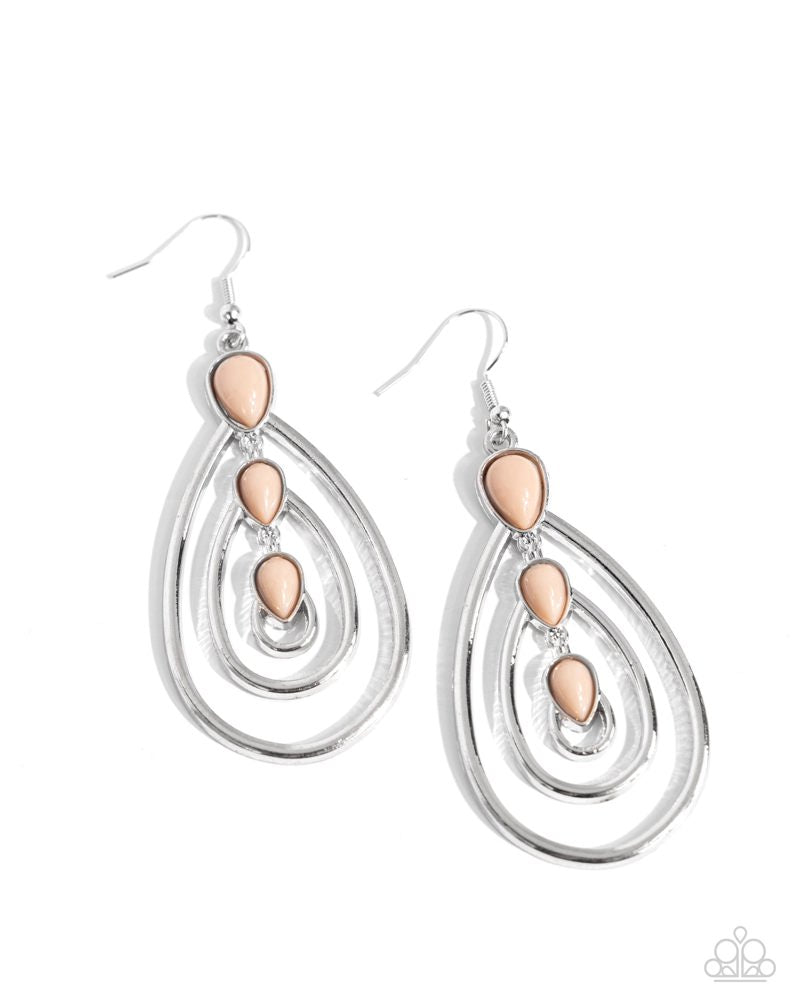 Sweat and TIERS Brown Earrings - Paparazzi Accessories