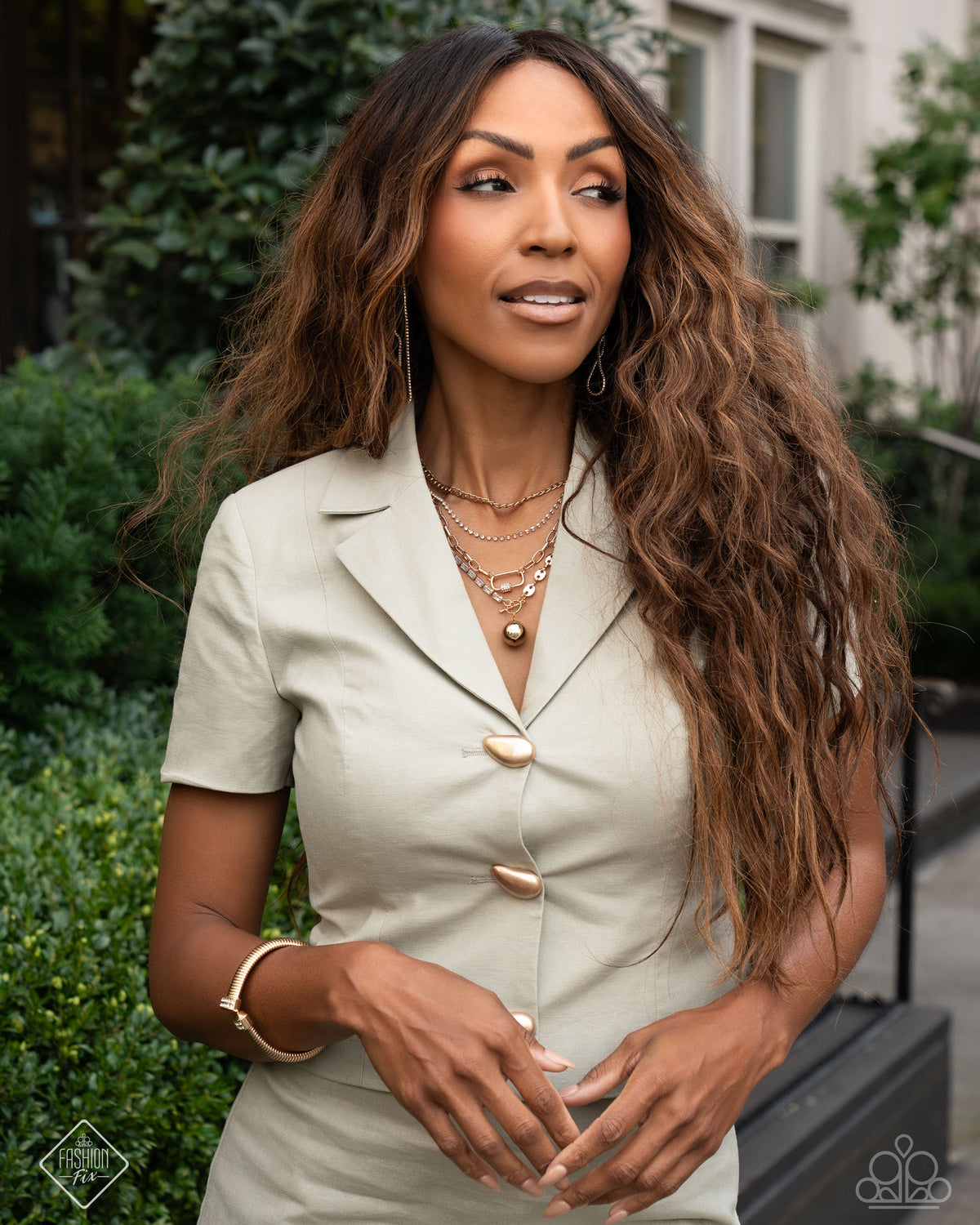 Tailored Token Gold Necklace - Paparazzi Accessories