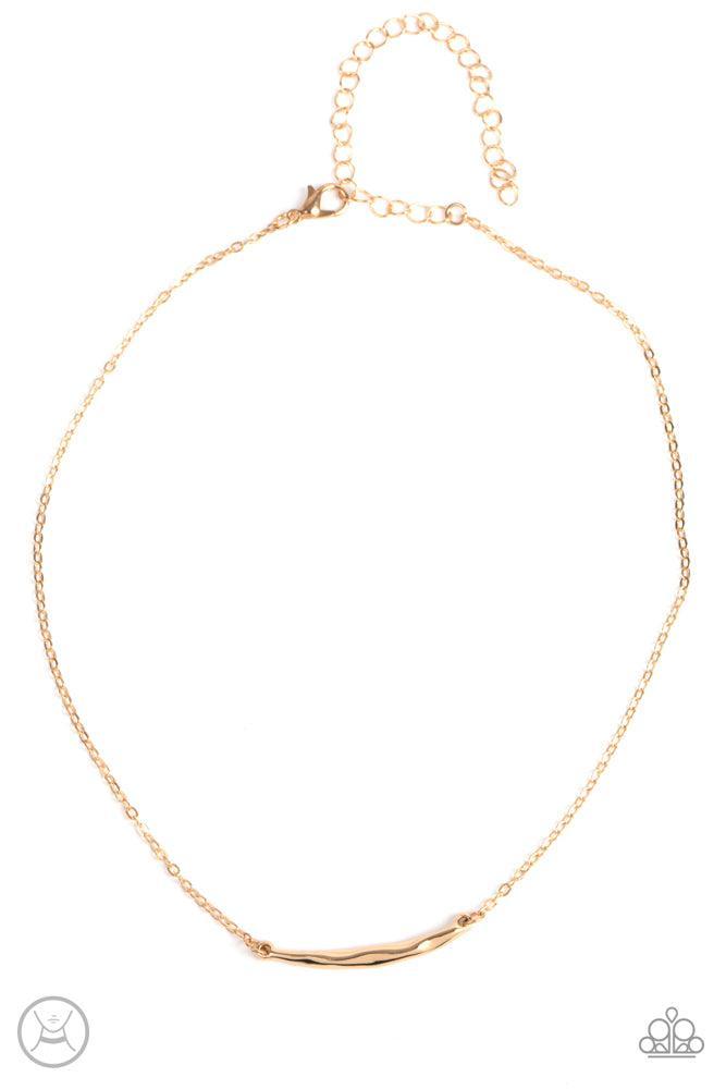 Taking it Easy Gold Necklace - Paparazzi Accessories