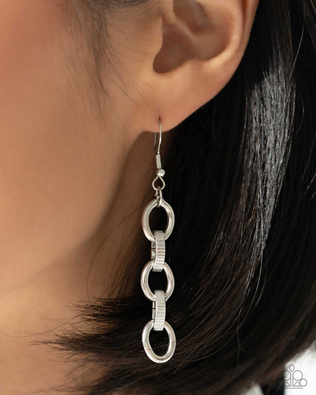 Tantalizing Tapestry Multi Rhinestone & Ribbon Necklace - Paparazzi Accessories - free matching earrings -CarasShop.com - Paparazzi Jewelry by Cara Jewels