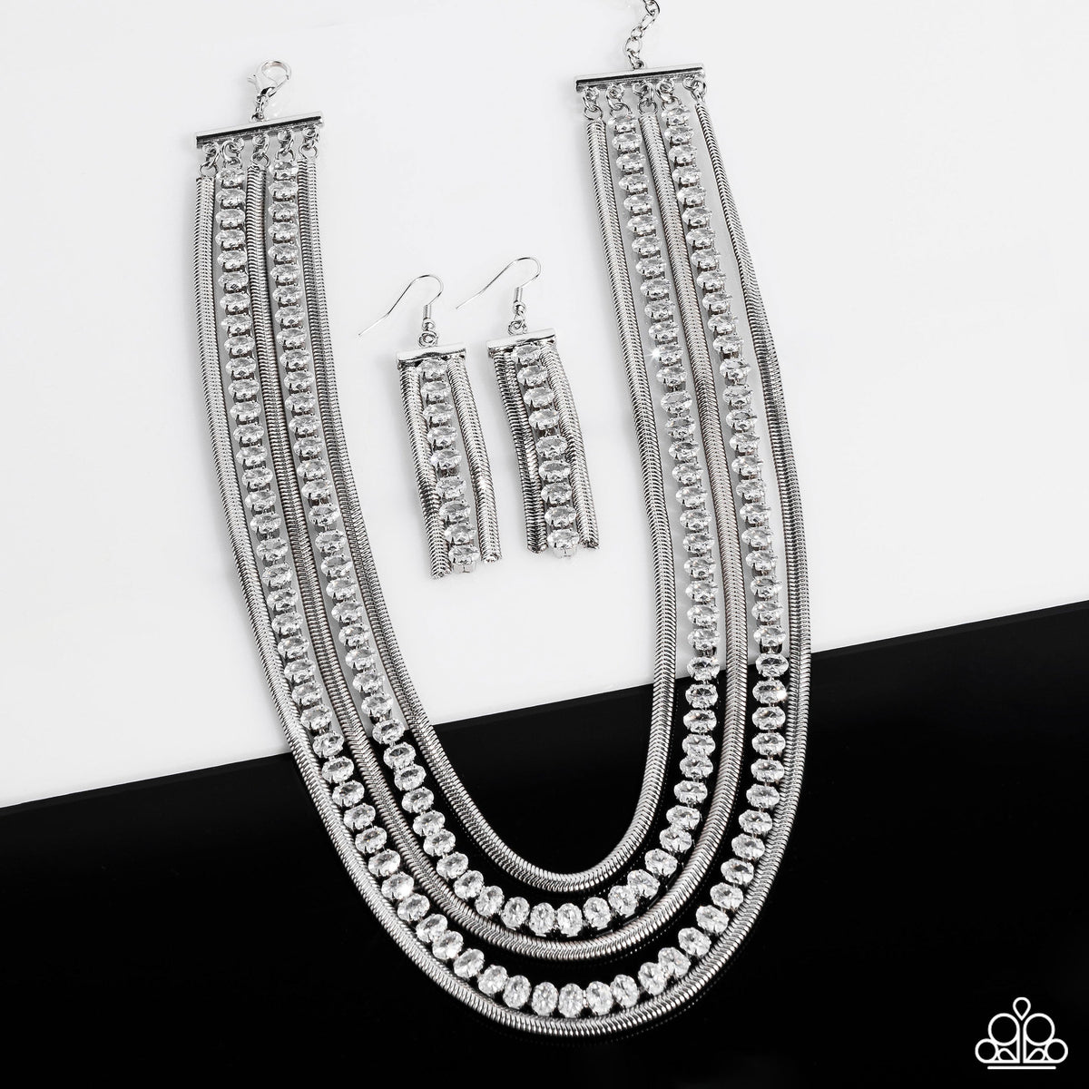 Tenacious 2023 Zi Collection Necklace - Paparazzi Accessories- Flat Lay -CarasShop.com - Paparazzi Jewelry by Cara Jewels