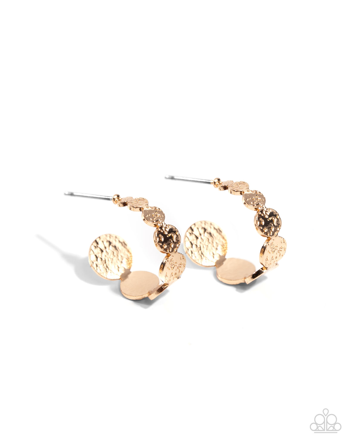 Textured Tease Gold Earrings - Paparazzi Accessories