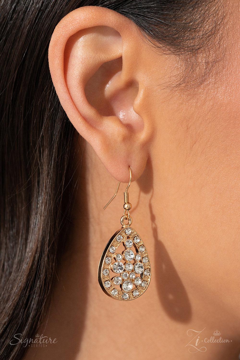 The Cody 2023 Zi Signature Collection Necklace - Paparazzi Accessories - free matching earrings -CarasShop.com - Paparazzi Jewelry by Cara Jewels