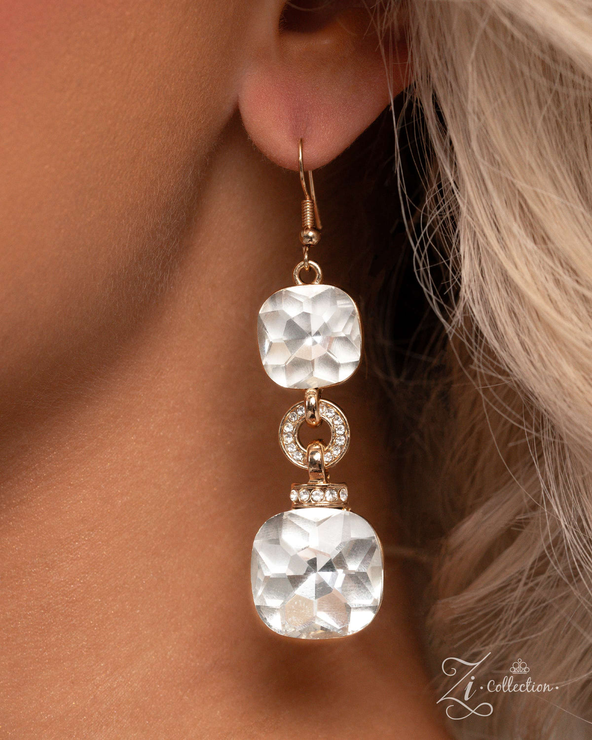 The Crystal 2024 Zi Signature Collection Necklace - Paparazzi Accessories - free matching earrings -CarasShop.com - Paparazzi Jewelry by Cara Jewels