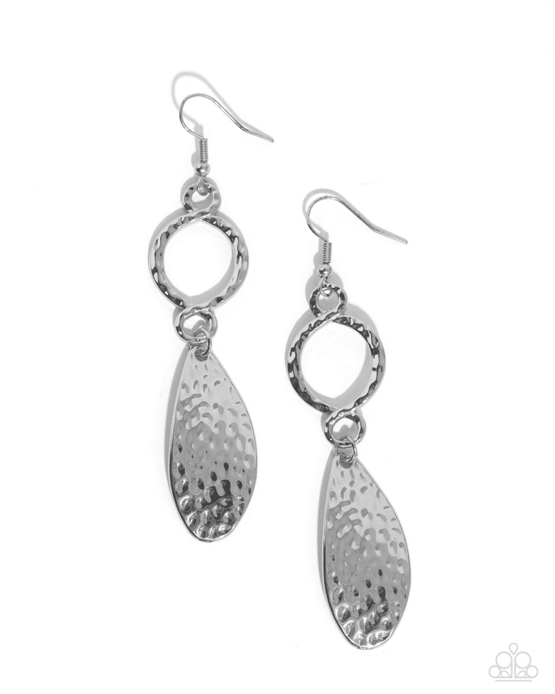 Thrift Shop Trove Silver Earrings - Paparazzi Accessories