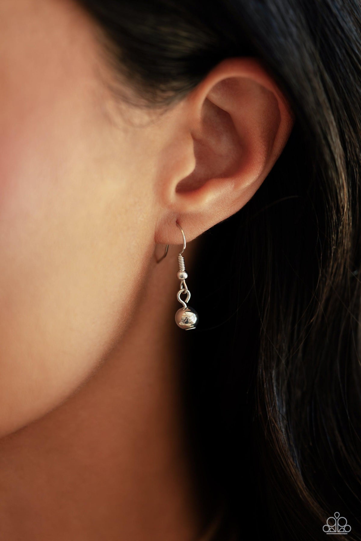 Tied Triumph Brown & Turquoise Blue Stone Flower Necklace - Paparazzi Accessories - free matching earrings -CarasShop.com - Paparazzi Jewelry by Cara Jewels