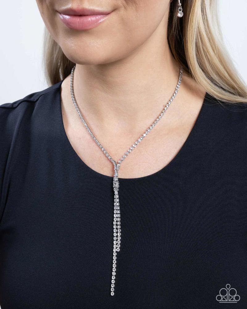 Timeless Team White Necklace - Paparazzi Accessories